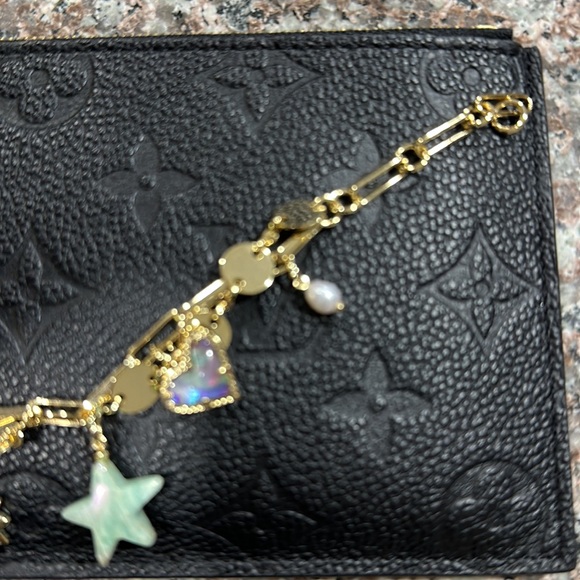 Kendra Scott Frankie Gold Charm Bracelet In Multi Mix - Picture 7 of 7